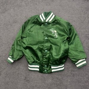 Vintage Oakland Athletics Chalk line Satin Baseball Jacket baby's size 3